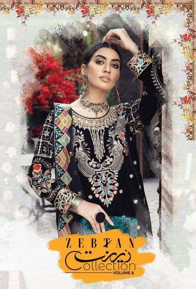 Zebtan Zeenat Wedding Collection Volume-8